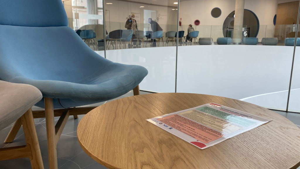 02 - covid infographics in the building