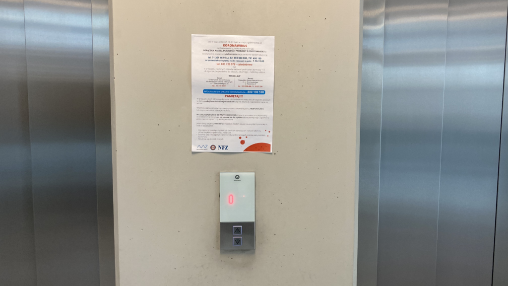 02 - infographics on covid in the building